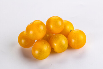 Ripe tasty yellow cherry tomato