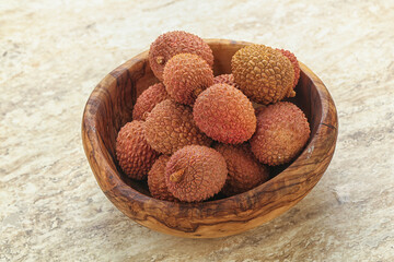 Sweet juice lychee tropical fruit