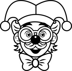 April fool day, joker Hat  icon