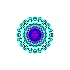 Indian Mandala For Colouring