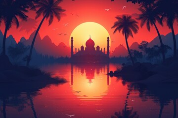 blessing ramadan vibes background professional photography