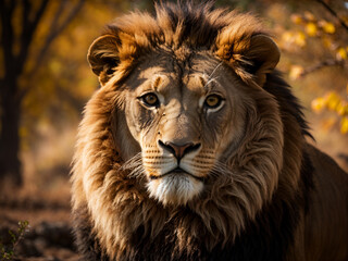close up lion