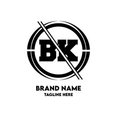 BK Logo Design And Monogram logo