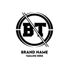 BT Logo Design And Monogram logo