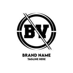 BV Logo Design And Monogram logo