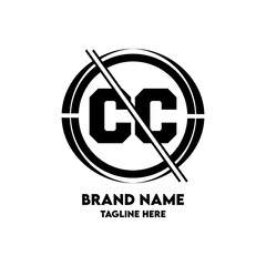 CC Logo Design And Monogram logo