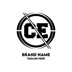 CE Logo Design And Monogram logo