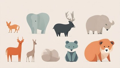 set of animals