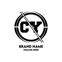 CY Logo Design And Monogram logo