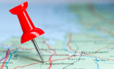 Cloppenburg, Germany pin on map