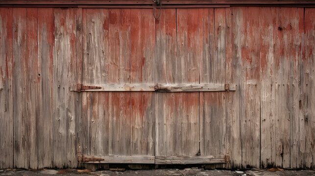 rustic barn wood door