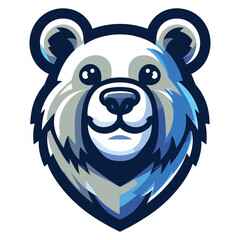High quality logo head bear illustration 