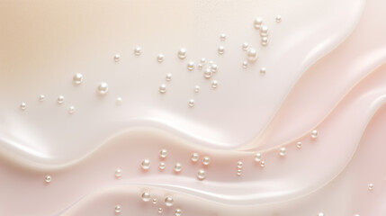 Abstrakcyjne jasne perłowe tło - obraz olej na płótnie z drobinkami tworzącymi strukturę 3d....