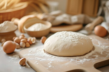 Fototapeta na wymiar bread dough