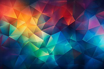 Obraz premium Abstract colorful polygonal background. illustration.