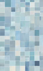Blue Pastel Mosaic Background