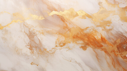 Marmurowa złota ściana - abstrakcyjny obraz farbą atramentem alkoholowym. Tło pod baner
