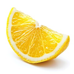 Ripe Wedge of Yellow Lemon Citrus Fruit Stand