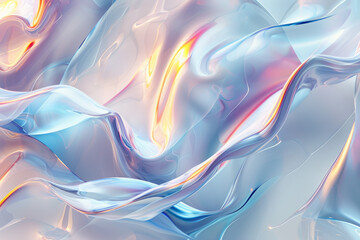 Vibrant Abstract Fluid Shapes for Dynamic Wallpapers or Graphic Design Inspiration