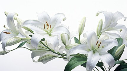 Exquisite Lily Blossoms