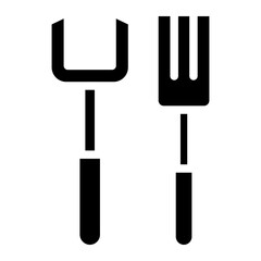 grill tool glyph 