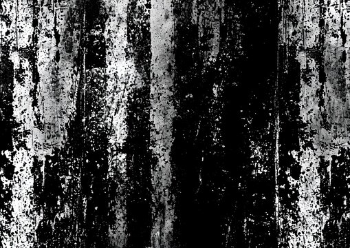 Weathered Whisper, Black & White Texture in Distress, A Symphony of Black & White Cracks © Blinix Solutions