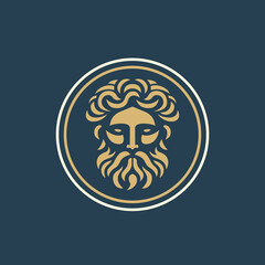 Zeus Greek God Modern Elegant Logo