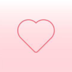 heart illustrations, Love symbol icon set, love symbol vector.