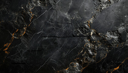 Textura del fondo de mármol o piedra negro . Negro y oscuro patrón natural de la textura de mármol elegante decorativo. - obrazy, fototapety, plakaty
