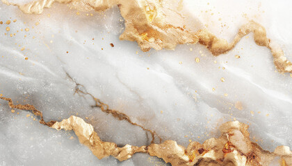 Textura del fondo de mármol blanco. Oro y blanco patrón natural de la textura de mármol elegante decorativo.