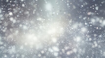 Abstract soft silver and white glitter light texture defocused concept background.