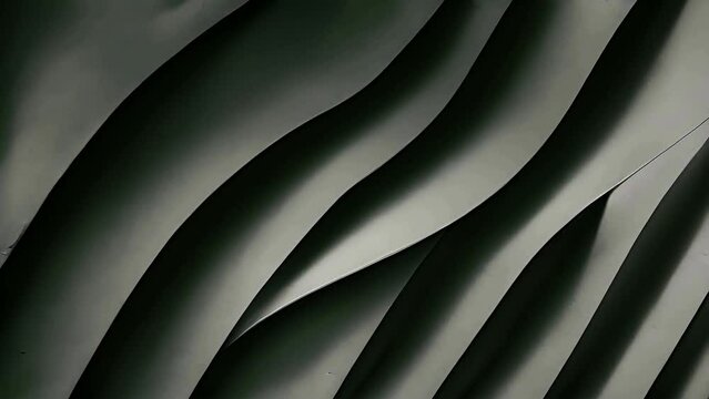 Abstract architectural waves in grayscale