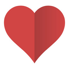 vector pink heart symbol