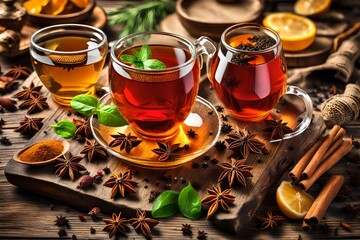 mulled wine and spices