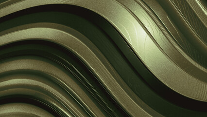modern futuristic gold 3d liquid metallic background design. for banners, posters, covers, wallpapers with noise texture