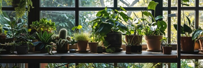Home Gardening Paradise: A Bountiful Collection of Houseplants for Interior Design