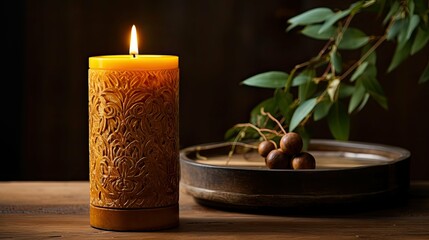 essential natural candle