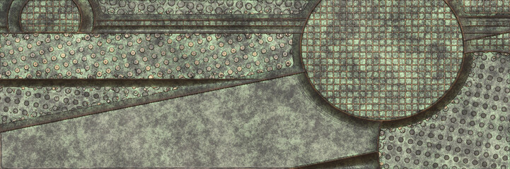 Metal rust texture- abstract art background. 3d illustration