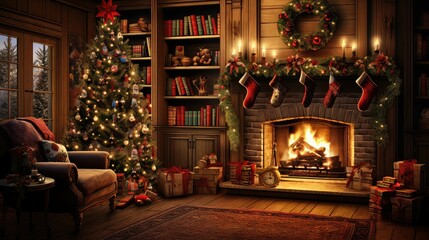 Fototapeta premium family home for holidays