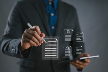 Quality Certificate and Checklist document inspecting target marketing planning assignment with quality management. Standardization, certification. Compliance to regulations service and standards.