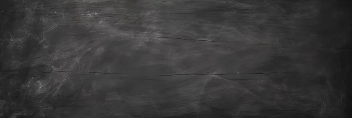 Foto op Plexiglas Closeup of Chalk Blackboard Texture. Education Concept with Blackboard Background Wall © Web