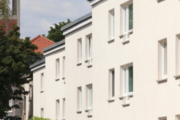 Fototapeta na wymiar Wohngebäude , Mehrfamilienhäuser, Bremen, Deutschland