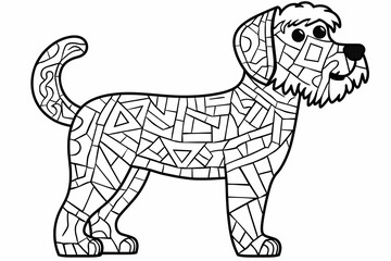 printable picture, coloring book with animals,