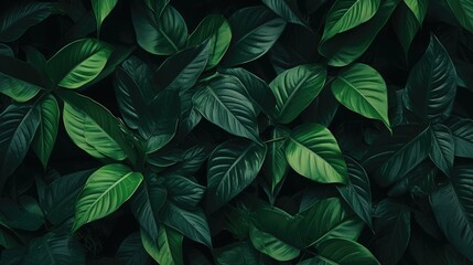 Sumptuous Leafy Greens Background