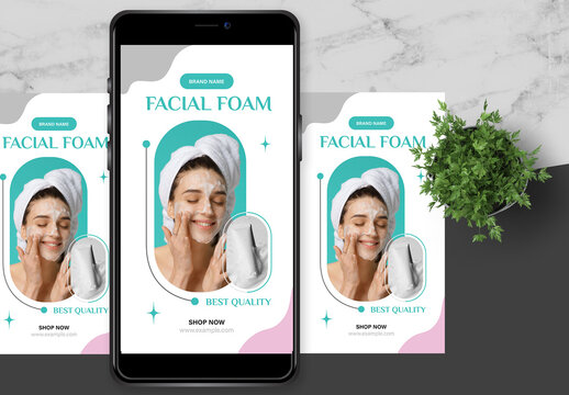 White And Green Aesthetic InstagramStory