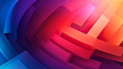 AI generated illustration of  3D rendering and digital art design with geometric figures