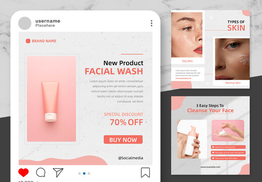 Pink And White Aesthetic InstagramPost