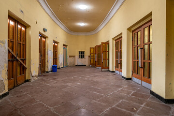 corridor in the old building