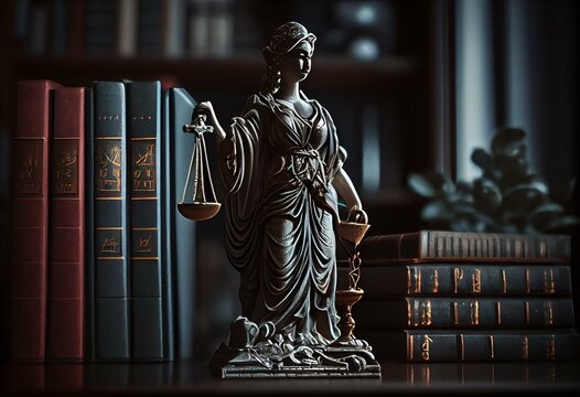 Civil Law Common Justice Legal Regulation Rights Concept. Generative AI