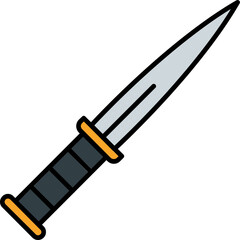 Naklejka premium Dagger Icon